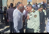 دیدار مردمی فرمانده انتظامی کردستان در مسجد جامع