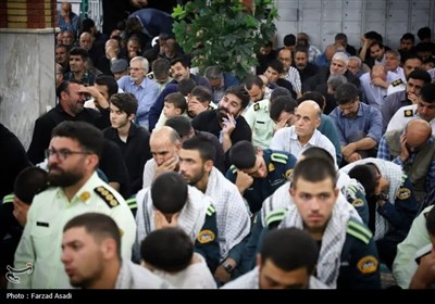 مراسم بزرگداشت شهدای مدافع امنیت در اراگ