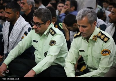 مراسم بزرگداشت شهدای مدافع امنیت در اراگ
