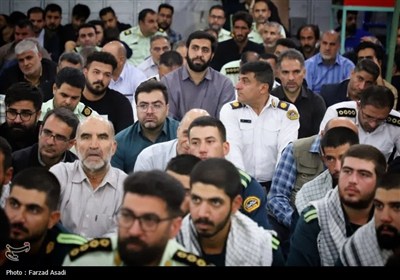 مراسم بزرگداشت شهدای مدافع امنیت در اراگ