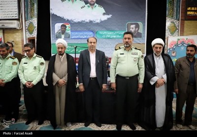 مراسم بزرگداشت شهدای مدافع امنیت در اراگ