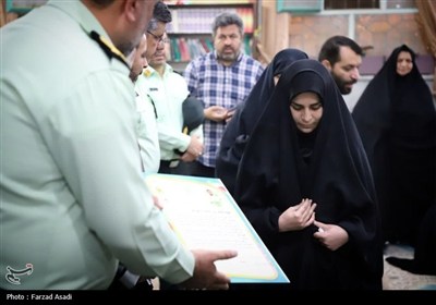 مراسم بزرگداشت شهدای مدافع امنیت در اراگ