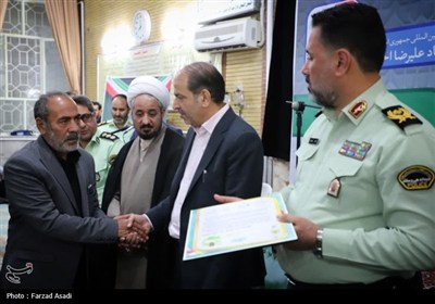 مراسم بزرگداشت شهدای مدافع امنیت در اراگ