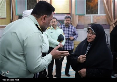 مراسم بزرگداشت شهدای مدافع امنیت در اراگ