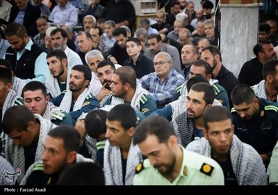 مراسم بزرگداشت شهدای مدافع امنیت در اراگ