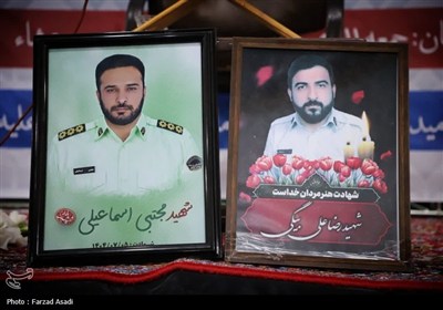 مراسم بزرگداشت شهدای مدافع امنیت در اراک