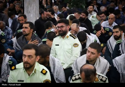 مراسم بزرگداشت شهدای مدافع امنیت در اراگ