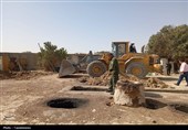 تخریب 4 کوره زغال غیرمجاز در رباط کریم با دستور مقام قضایی