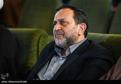 حمیدرضا مقدم فر مشاور رسانه ای فرمانده کل سپاه در آیین رونمایی از صفحه حوزه و روحانیت خبرگزاری تسنیم - قم 