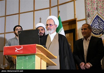  آیت الله اعرافی مدیر حوزه‌های علمیه کشور در آیین رونمایی از صفحه حوزه و روحانیت خبرگزاری تسنیم - قم