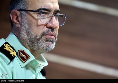 حضور سردار علی قاسمپور، رئیس پلیس پیشگیری تهران بزرگ در خبرگزاری تسنیم