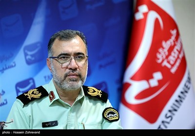 حضور سردار علی قاسمپور، رئیس پلیس پیشگیری تهران بزرگ در خبرگزاری تسنیم