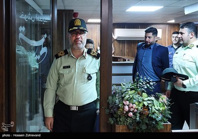 حضور سردار علی قاسمپور، رئیس پلیس پیشگیری تهران بزرگ در خبرگزاری تسنیم