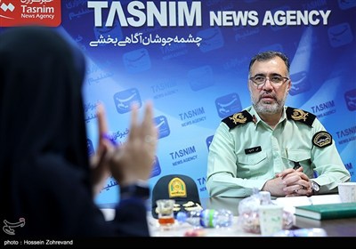 حضور رئیس پلیس پیشگیری تهران در خبرگزاری تسنیم