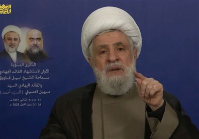 شیخ نعیم قاسم: هشدار درباره پروژه «اسرائیل بزرگ»/ طرح ترامپ مملو از خطرات است