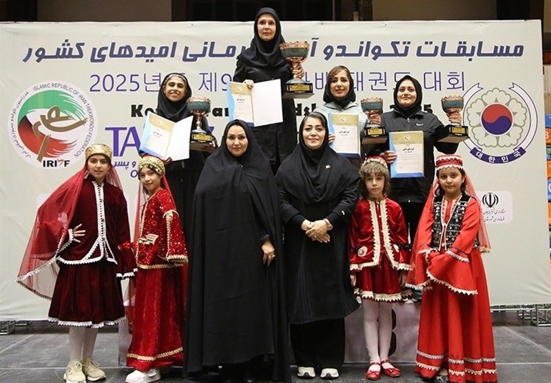 قهرمانی دختران تهران در جام تکواندو دوستی ایران و کره جنوبی