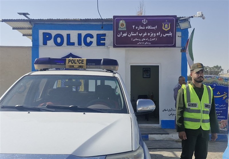 ایستگاه پلیس راهور در روستای ده عباس اسلامشهر افتتاح شد
