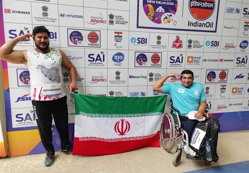 عملکرد درخشان پارادوومیدانی ایران در رقابت‌های جهانی / رکوردشنی مسافران هند 4