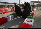 بازگشت پیکر 44 شهید از مرز شلمچه به کشور