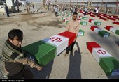 بازگشت پیکر 44 شهید از مرز شلمچه به کشور
