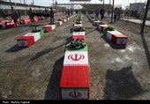 بازگشت پیکر 44 شهید از مرز شلمچه به کشور