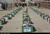 بازگشت پیکر 44 شهید از مرز شلمچه به کشور