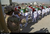 بازگشت پیکر 44 شهید از مرز شلمچه به کشور