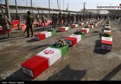 بازگشت پیکر 44 شهید از مرز شلمچه به کشور