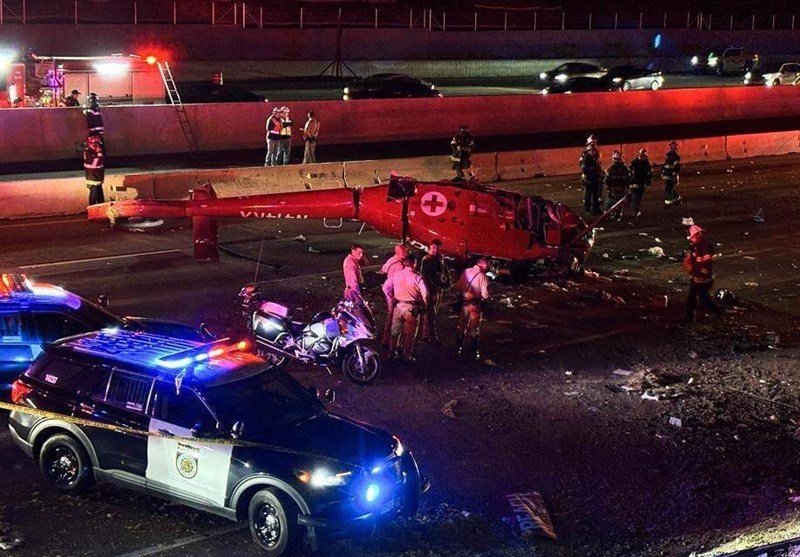 Medical Helicopter Crashes on Sacramento Highway, Leaving 3 in Critical Condition