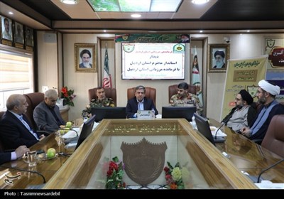 دیدار استاندار اردبیل با فرماندهان مرزبانی و نیروی انتظامی ب ...