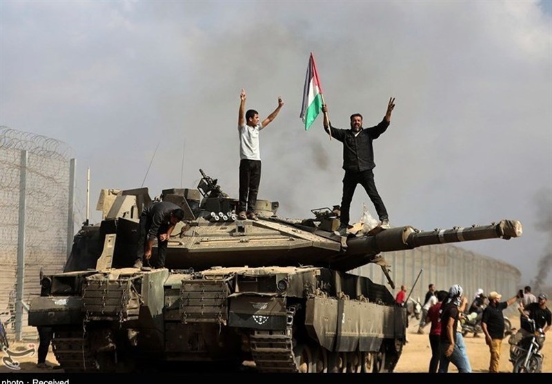 برگزاری راهپیمایی بزرگ سالگرد «طوفان‌الاقصی» در قزوین