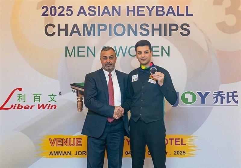 Iran’s Ali Pordel Wins Silver at Asian Heyball Championship 2025