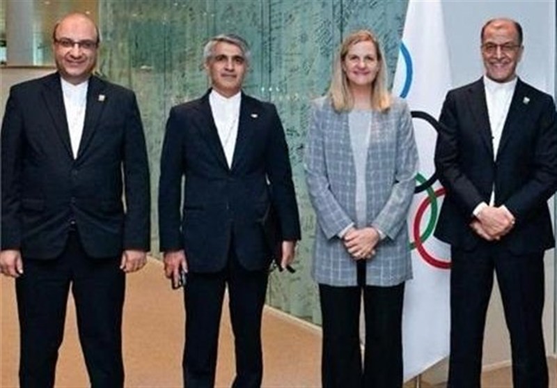 دیدار خسرویوفا و علینژاد با رئیس جدید کمیته بینالمللی المپیک
