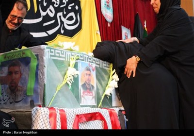 آیین وداع با شهید مزینانیان در شاهرود برگزار شد- عکس صفحه اس ...