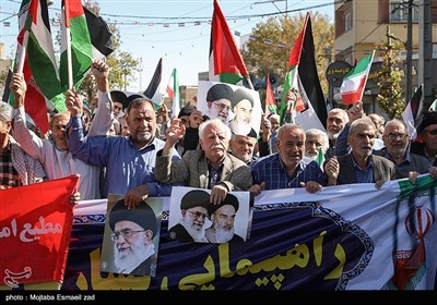 راهپیمایی بشارت نصر در ارومیه- عکس استانها تسنیم