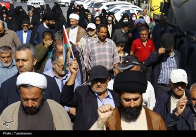 راهپیمایی باشکوه «بشارت نصر» در فیروزکوه- عکس صفحه استان تسنیم