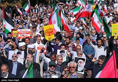 راهپیمایی بشارت نصر در زنجان- عکس صفحه استان تسنیم