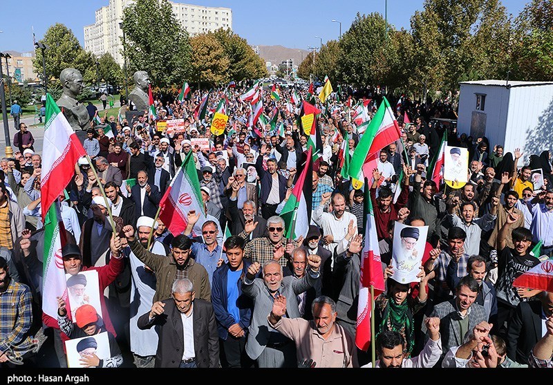 حضور پرشور مردم زنجان در راهپیمایی بشارت نصر