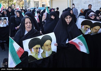 راهپیمایی بشارت نصر در ارومیه- عکس صفحه استان تسنیم