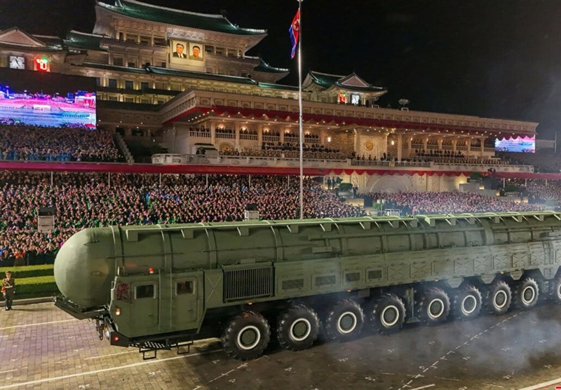 North Korea Displays Most Powerful Missile at Military Parade
