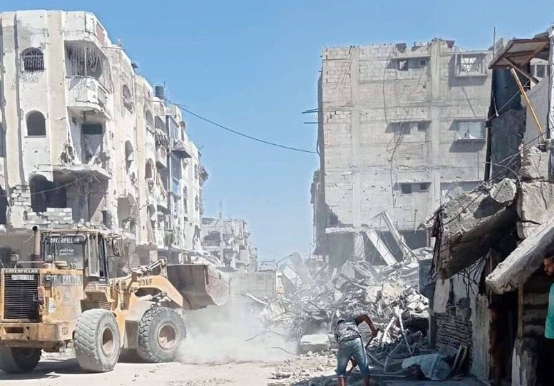 بازگشایی برخی از خیابان‌های شهر غزه/ 85 درصد شهر خان‌یونس تخریب شده است