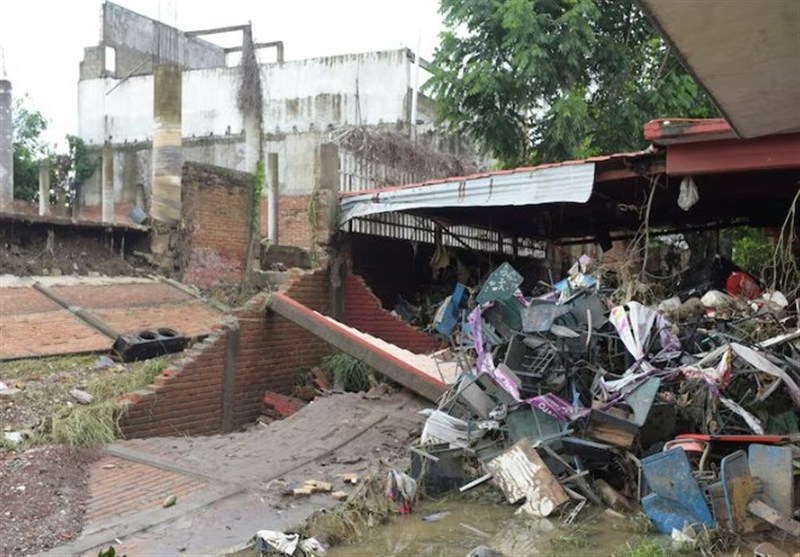 مرگ 44 نفر بر اثر بارش باران‌های سیل آسا در مکزیک