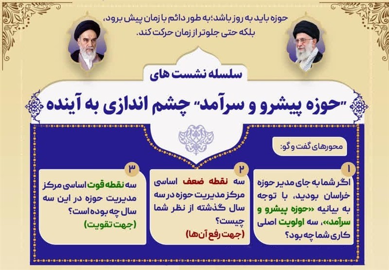 آغاز سلسله‌نشست‌های «حوزه پیشرو و سرآمد» در مشهد