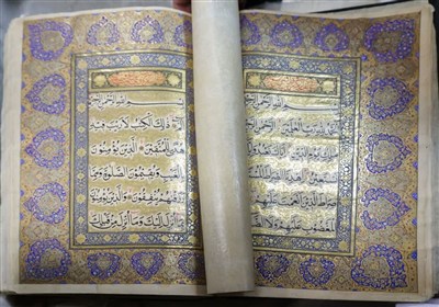 رونمایی نسخه خطی قرآن کریم با قدمت 3 قرن در مشهد