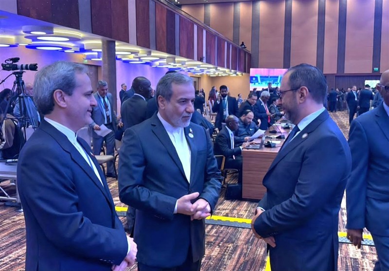 رایزنی عراقچی با نمایندگان ونزوئلا، فلسطین و اندونزی در اجلاس کشورهای عضو جنبش عدم تعهد