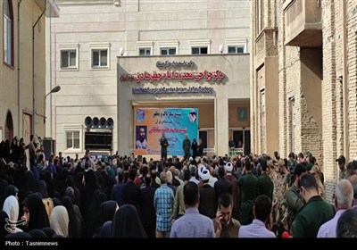 تشییع باشکوه پیکر شهید سلطانی در گرگان