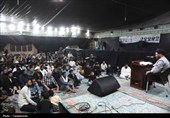 عزاداری اردو زبانان در حرم حضرت موسی مبرقع(ع)