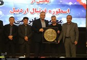 تجلیل از پیشکسوت فوتبال استان اردبیل