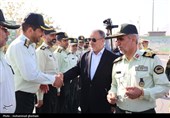 بازدید استاندار خراسان جنوبی از کشفیات مواد مخدر پلیس