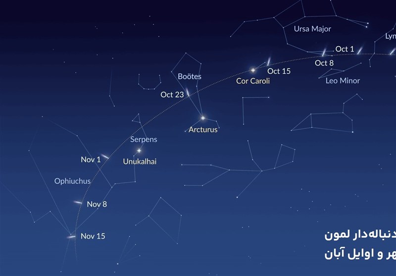 آسمان ایران میزبان درخشان‌ترین دنباله‌دار سال می‌شود